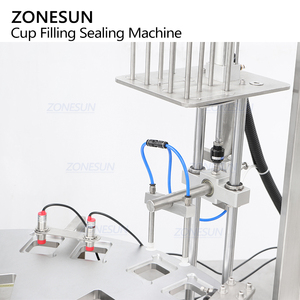 เครื่องบรรจุซอสแบบอัตโนมัติ ZONESUN ZS-AFS07R แบบโมโนบล็อก พร้อมปั๊มเกียร์เซอร์โวแบบหมุน สำหรับบรรจุและปิดผนึกถ้วยพลาสติก - Product Image 5