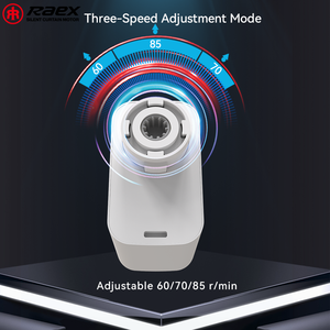 Motor Eléctrico para Cortinas con Riel de Cortina Ondulada en Forma de S, Personalizado OEM y ODM, Venta al por Mayor, Compatible con Tuya, Zigbee, <span class=keywords><strong>Google</strong></span> y Alexa - Product Image 2