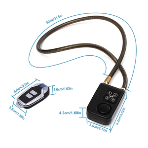 Kunci Kabel Digital Anti Maling, Promo! Dilengkapi Remote Control untuk Sepeda, Skuter & E-Bike - Product Image 5