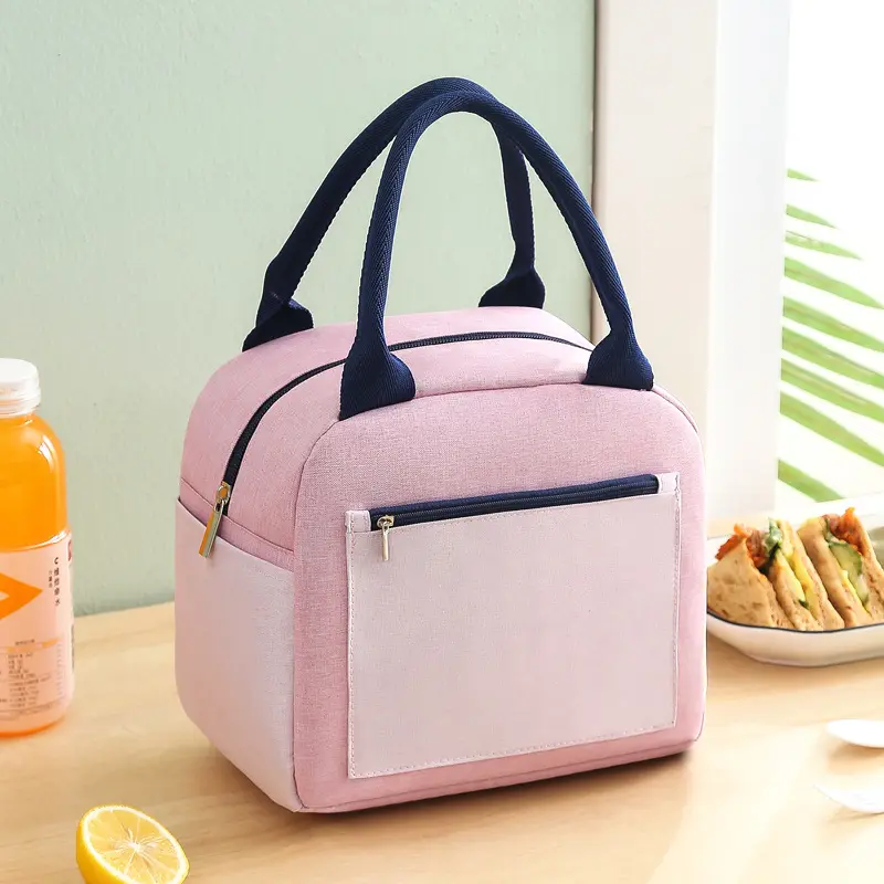 OurLove Promotional Lunch Tote bag for School Thermal Insulated Lunch bag Outdoor Picnic Food Delivery Cooler bag