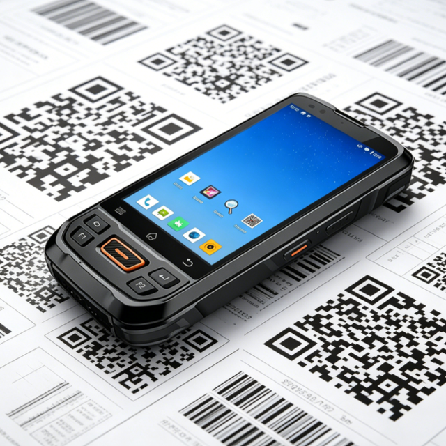4G WiFi Industrial Rugged Handheld Terminal Android 12 Smart PDA with 2D Scanner Barcode IP67 5000mAh Octa-core Processor Stock