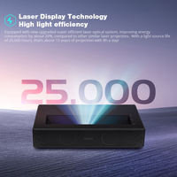Proyector DLP HD de Enfoque Corto D068, 6500 Lúmenes, Android 11, Cine en Casa, Juegos, Educación, 4K, Portátil