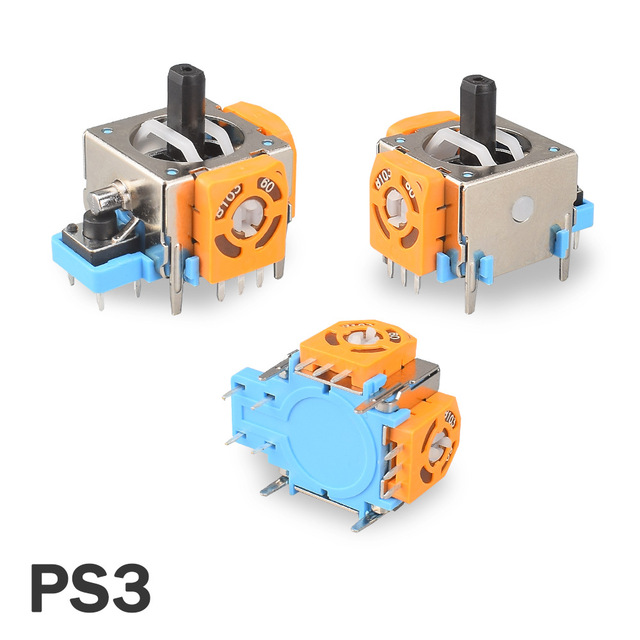 3D Joystick Replacement Parts for 360/X Series-Multifunctional ABS+PC Maintenance Accessories with 6 Months Warranty