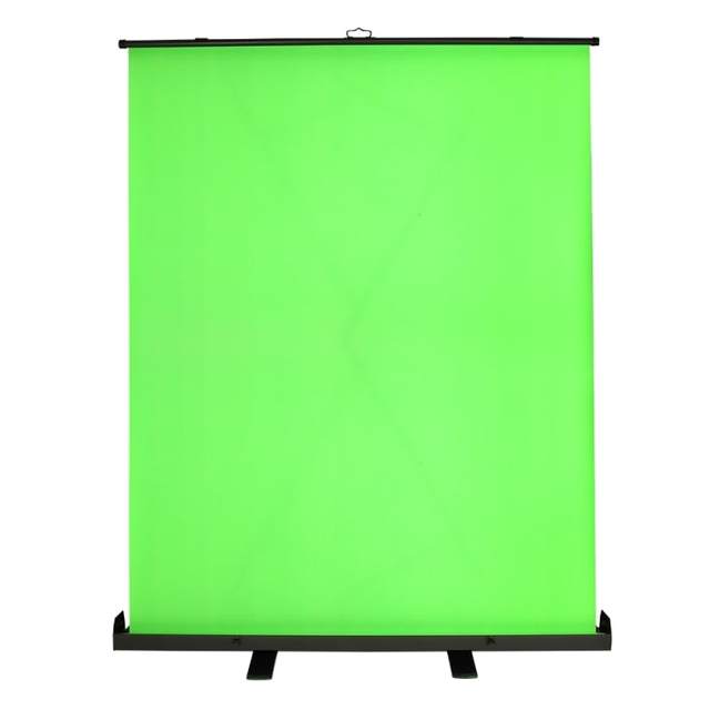 1.5mx2m Foldaway Background Stand With Pull up ChromaKey Green Screen Background
