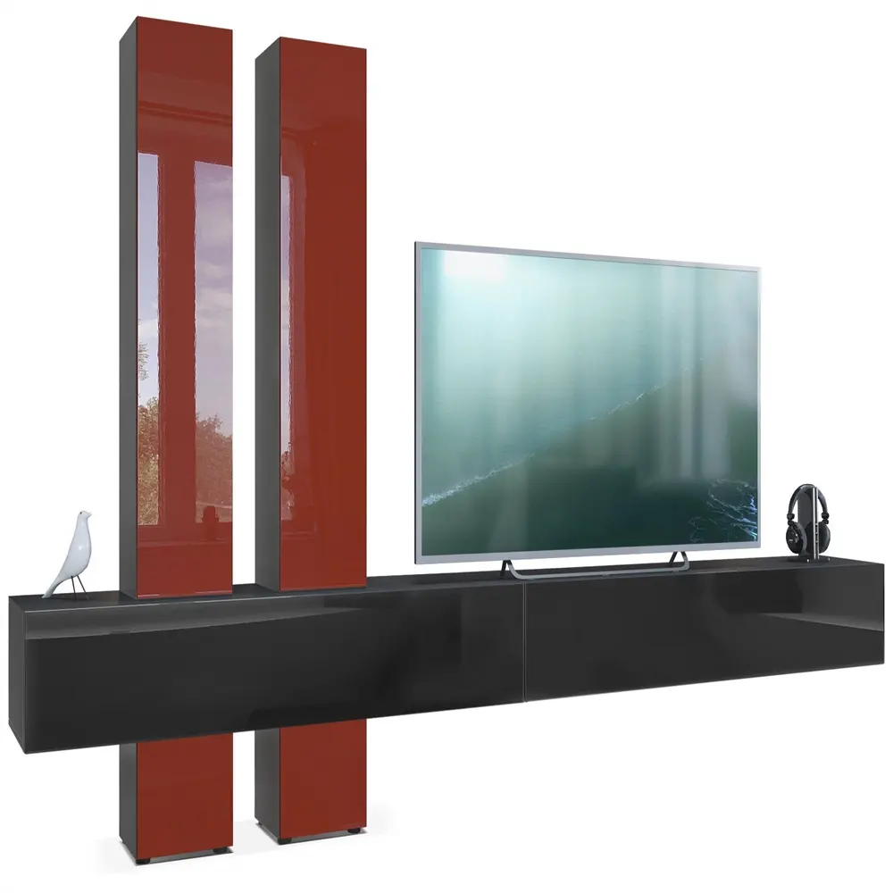 Wall Mounted Large Tv Cabinet Stand Modern Luxury Wall Tv Cabinet Living Room Furniture