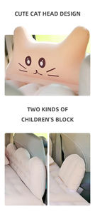 새로운 만화 디자인 PVC 플로킹 에어 카 베드 매트리스, 인플레이터블 카 백 시트 에어 매트리스 - Product Image 6