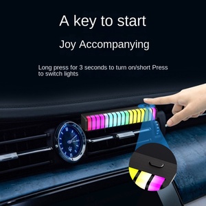 Désodorisant automatique de diffuseur d'huile de parfum d'aromathérapie de voiture de gel de parfum solide avec contrôle sonore Pickup Rhythm Light - Product Image 2