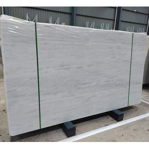 Dalles de marbre blanc Pasa au design moderne, pour murs et sols, plans de travail et tables basses, garantie 1 an - Product Image 1