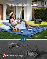 Fantastischer Geräuscharmer Automatischer Mähroboter Lopkin L1500 2800 ㎡   Abdeckung für große private Rasenprojekte