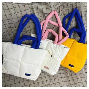Custom Fashion <b>Large</b> Capacity Puffer Bag Eco Friendly Women Quilted Tote Bags Soft Open Closure Outdoor <b>Handbag</b> for Travel - Product Image 4
