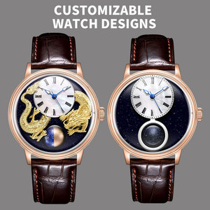 Mouvement de montre personnalisé modifié GXHXQ JX.51F en acier inoxydable Miyota 6T15, petit mouvement mécanique automatique, affichage 24 heures 3D - Product Image 3