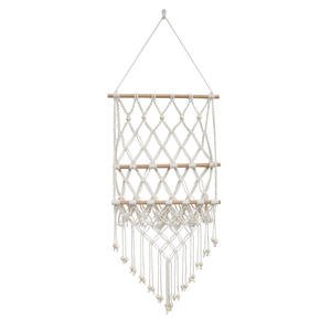 رفوف بوهو تصنعها بنفسك على الحائط الخشب مكرمية الجدار الشرائط الجدار الجدار لغرفة المعيشة غرفة نوم - Product Image 5