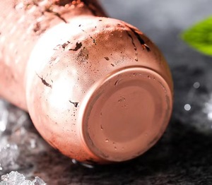 Design spécial Moscow Mule Cuivre Plaqué Or Diamant Martelé Mug Verre à Bière <span class=keywords><strong>sans</strong></span> Poignée pour <span class=keywords><strong>Boisson</strong></span> Boissons et <span class=keywords><strong>Alcool</strong></span> - Product Image 6