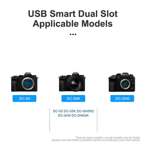 ที่ชาร์จแบตเตอรี่แบบคู่ Smart LCD Type-C Micro USB รุ่นใหม่ สำหรับแบตเตอรี่ Lumix DMW-BLK22 สำหรับกล้อง S5/S5K/S5 II/<span class=keywords><strong>GH5</strong></span> II/GH6/L10 - Product Image 3