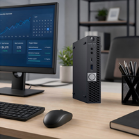 Mini-ordinateur de bureau Barebone Tiny Optiplex 5070 9e génération, propre, sans rayures, grade A, testé et fonctionnel