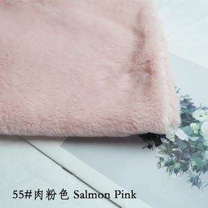 Stok Banyak 100% Poliester Bulu Palsu Kelinci Kain Pelapis untuk Dofa Bantal HT-PRHFF-A - Product Image 6