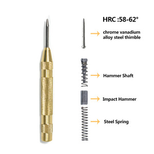 Punzón Automático de Alta Dureza, Herramienta Manual de Perforación, Herramientas para Romper Ventanas de Automóviles en Emergencias, Venta al por Mayor - Product Image 4
