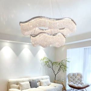 Zèle éclairage suspension lumières boîte de nuit maison lustre en cristal chinois moderne lumière - Product Image 1