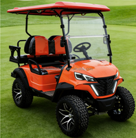 Voiturette de golf électrique 6 places avec amortissement fluide, adaptée aux grands parcs et à divers scénarios de déplacement, idéale pour les dunes.