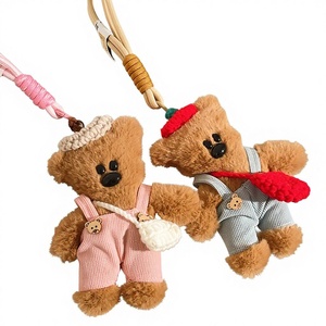 ตุ๊กตาหมีอ้วน จี้หมีน่ารัก ขายส่ง พวงกุญแจคู่รัก ตกแต่งกระเป๋า โทรศัพท์มือถือ ขายตลาดนัดกลางคืน 5-7 ปี - Product Image 1