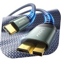 Nuevo Cable Micro B de 10 Gbps LISEN, Cable de Alta Velocidad Tipo C para Disco Duro Externo, Cable SSD para Mac, PC, Laptop, Sincronización y Copia de Seguridad de Datos