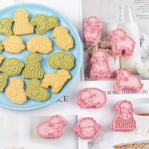 8 Cái/bộ Nhựa 3D Phim Hoạt Hình Cừu Bánh Quy Khuôn <span class=keywords><strong>Cookie</strong></span> Stamp Bếp Baking Pastry Bakeware Eid Mubarak <span class=keywords><strong>Cookie</strong></span> Cắt - Product Image 1