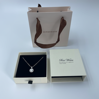 Boîte cadeau de luxe en velours pour collier pour femme - Étui de présentation pour anniversaire