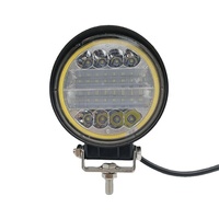 Barre de lampe de travail LED 72W 4 pouces 6000K avec halo jaune DRL, étanche IP67K, lentille LEXAN incassable, faible consommation, certifiée CE, 30 000 heures
