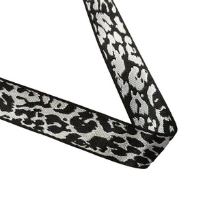 Sangle en polyester fine de qualité supérieure, imprimée par transfert thermique, motif léopard, 1 pouce, haute ténacité et durable - Product Image 4