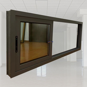 Fenêtre coulissante à trois voies en aluminium produit personnalisé bonne résistance au vent conception moderne haute résistance bonne vitesse - Product Image 3