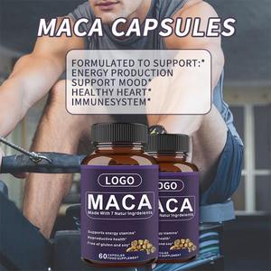 निजी लेबल 7 प्राकृतिक सामग्री अश्वगंधा मैका कैप्सूल वयस्कों के लिए अनुकूलित सूत्र - Product Image 3