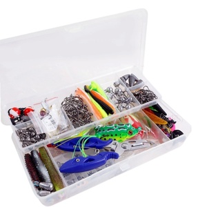 Gear Anglers Tackle Mens Gift Set Clearance 253-Piece Fishing Tackle Box Kit Complete Bass Fishing Gear Anglers Tackle Mens Gift Set Clearance 253-Piece Fishing Tackle Box Kit Complete Bass Fishing