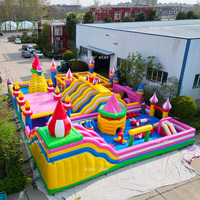 Parc d'attractions gonflable géant de haute qualité en PVC écologique, prix d'usine, conception personnalisée disponible