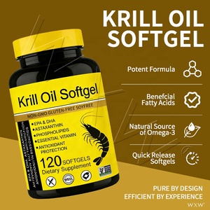 Gélules d'Oméga-<span class=keywords><strong>3</strong></span> EPA DHA 2000mg Spécialement Conçues, Formule à Libération Rapide, Source Puissante d'Antioxydants pour la Santé Cardiaque et Cérébrale Quotidienne - Product Image 1