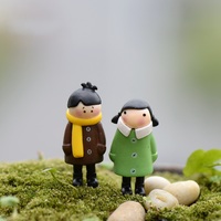 Nouvelle arrivée mignon amoureux décor à la maison Microlandschaft Figurine petits ornements Mini poupée de dessin animé