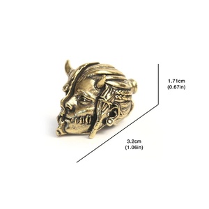 Tiebro Demon Brass EDC DIY Pulseras Tejidas, Cordones, Colgantes para Herramientas de Exterior, Dijes, Accesorios Metálicos, Regalos, Fidget Spinners, Producto - Product Image 6