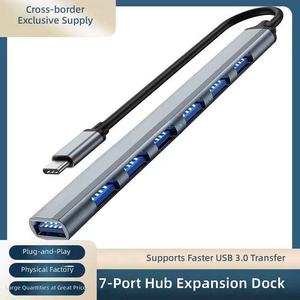 Base de Conexión en Oferta, Aleación de Aluminio, Tipo-C USB3.0, Hub Divisor 7 en 1, Compatible con Carga PD, USB HUB - Product Image 5