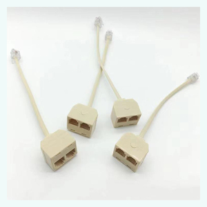 Adaptateur téléphonique RJ11 mâle vers RJ45 femelle, cordon d'extension - Product Image 3