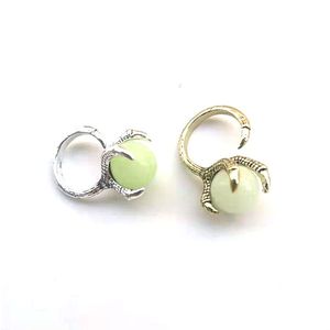 <span class=keywords><strong>Jane</strong></span> <span class=keywords><strong>Eyre</strong></span>-Anillos luminosos de garra de dragón para hombre y mujer, anillo creativo Vintage con garras de águila, venta al por mayor - Product Image 6