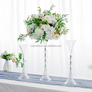 Новая прозрачная пластиковая ваза для цветов - Product Image 4