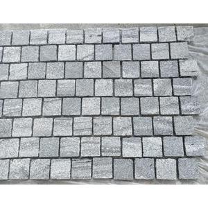 Tự nhiên chia cạnh lát đá pavers lưới đá cuội đá cũ mỏ đá hoa cương tưởng tượng khối gạch mô hình bề mặt flamed - Product Image 1