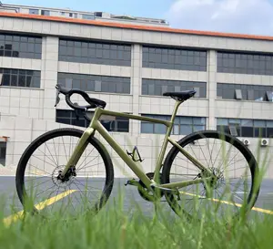 חצץ כביש אופני 2022 כביש פחמן אופני 700c 45C כפול בלמי דיסק חם מכירות מירוץ פחמן סיבי אימון אופני כביש
