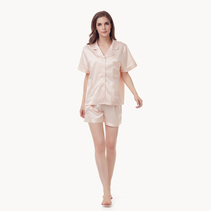 Conjuntos de Pijamas para Parejas M-<span class=keywords><strong>XXXL</strong></span>, Ropa de Dormir de Seda de Hielo con Rayas, Cintura Elástica, Traje para el Hogar para Amantes, Hombre y Mujer, <span class=keywords><strong>Pijama</strong></span>, Ropa para Parejas - Product Image 2