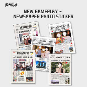 Mini cabina fotografica retrò a forma di giornale, distributore automatico self-service con <span class=keywords><strong>stampa</strong></span> istantanea e controllo remoto tramite app <span class=keywords><strong>per</strong></span> uso interno ed <span class=keywords><strong>esterno</strong></span> - Product Image 5