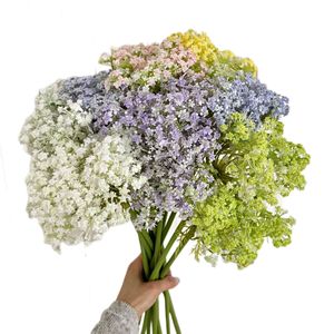 Ramo de Flores Artificiales de Encaje, Tallo Largo, Plástico, Alta Simulación, Decoraciones para Bodas - Product Image 5