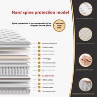 Orthopädische Hotelmatratze Doppelbett Twin Full Queen King Size Latex Memory Foam Hybrid Vakuumkomprimierte Taschenfederkernmatratze in einer Box