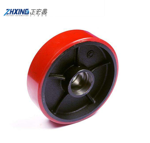 بكرات منقوشة من السيليكون المطلي باليوريثان مقاومة للاهتراء مخصصة ، أسطوانة صلبة من البولي يوريثان - Product Image 3