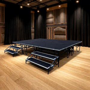 Quick Setup Events <b>Stage</b> 6ft*8ft/4ft*8ft <b>Platform</b> Steel Folding <b>Stage</b> - Product Image 1