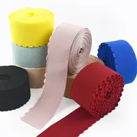 EB218 Bande élastique en polyester de 40 mm pour vêtements, sangle extensible pour couture DIY, ruban élastique pour sous-vêtements, fournitures