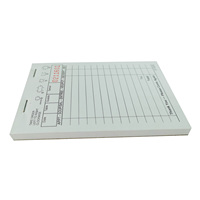 Livre offset de présentation de chèque d'invité de restaurant de papier carnet de livraison